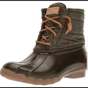 Sperry Nylon Quilted Saltwater Duck Boot